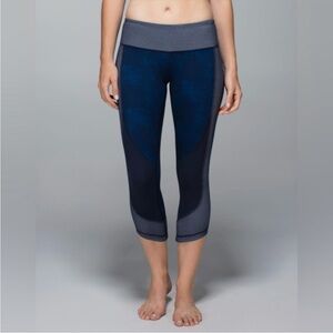 Lululemon Wunder Under Crop Sashiko